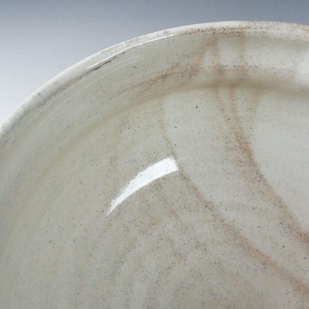 Ｔ６６４　建水　『粉引建水』『墨田窯　金太漢 作』　共箱　茶道具