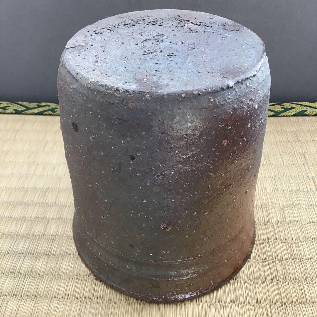 人間国宝 常滑焼棒ノ先建水 三代 山田常山 妙玄斎書付