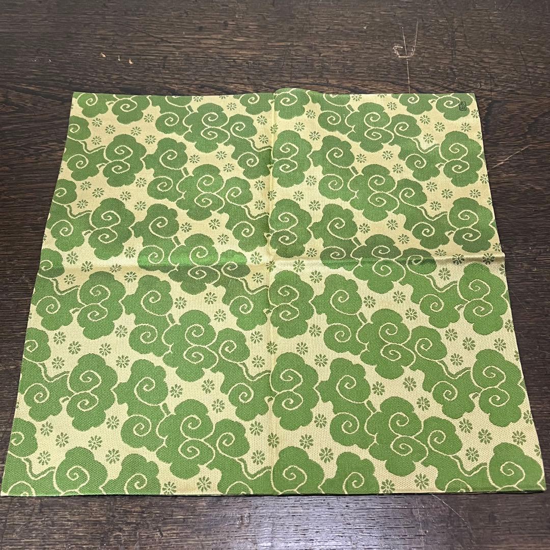 土田友湖 『即中斎好 雲紹巴 香雲服紗』 帛紗 ふくさ 茶道具 正絹