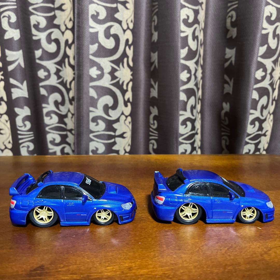 ドライブタウン　スバル インプレッサ鷹目　2台　シャコタン加工品