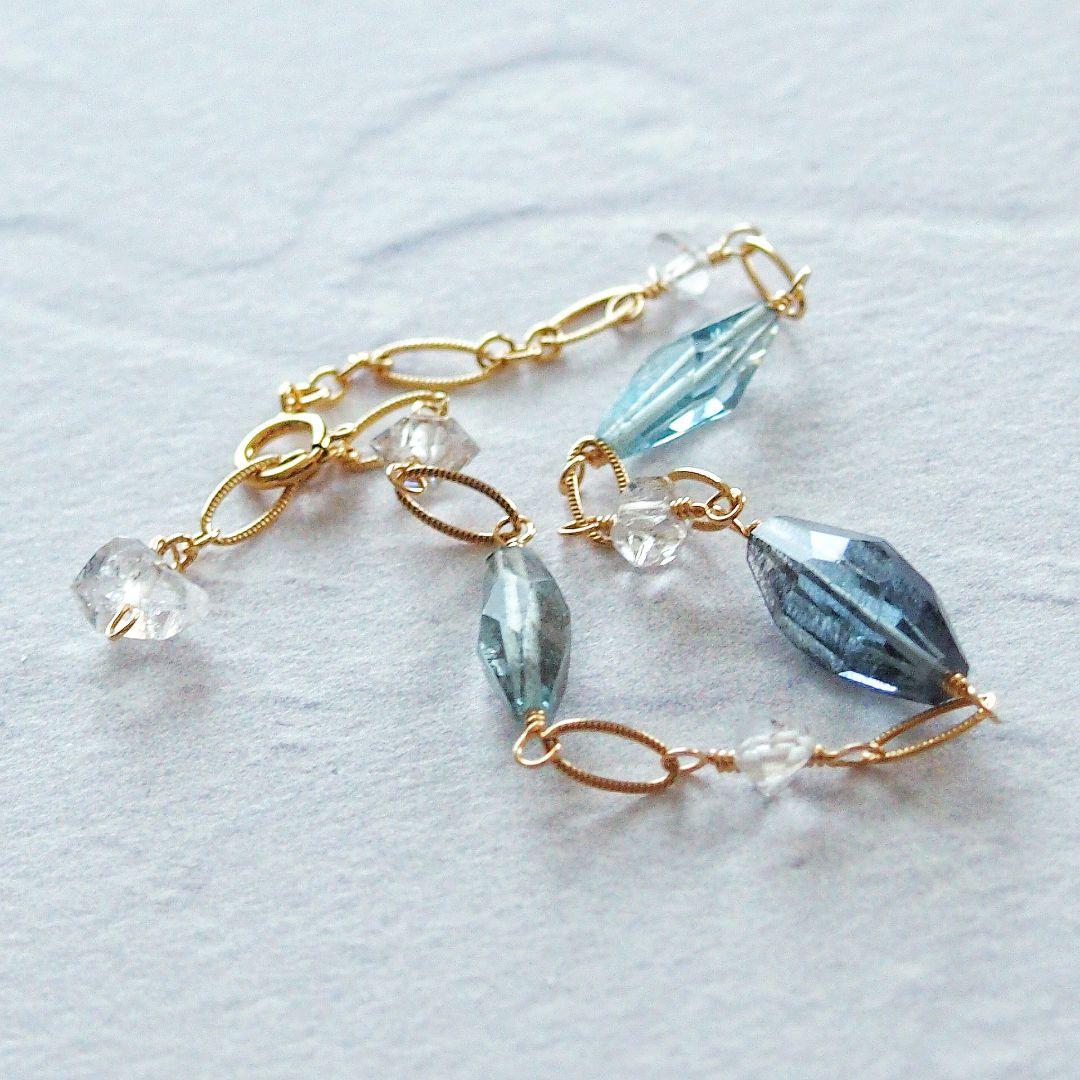 Kaya　アメトリン　ハニカムカービング　チャーム　14kgf　他3点