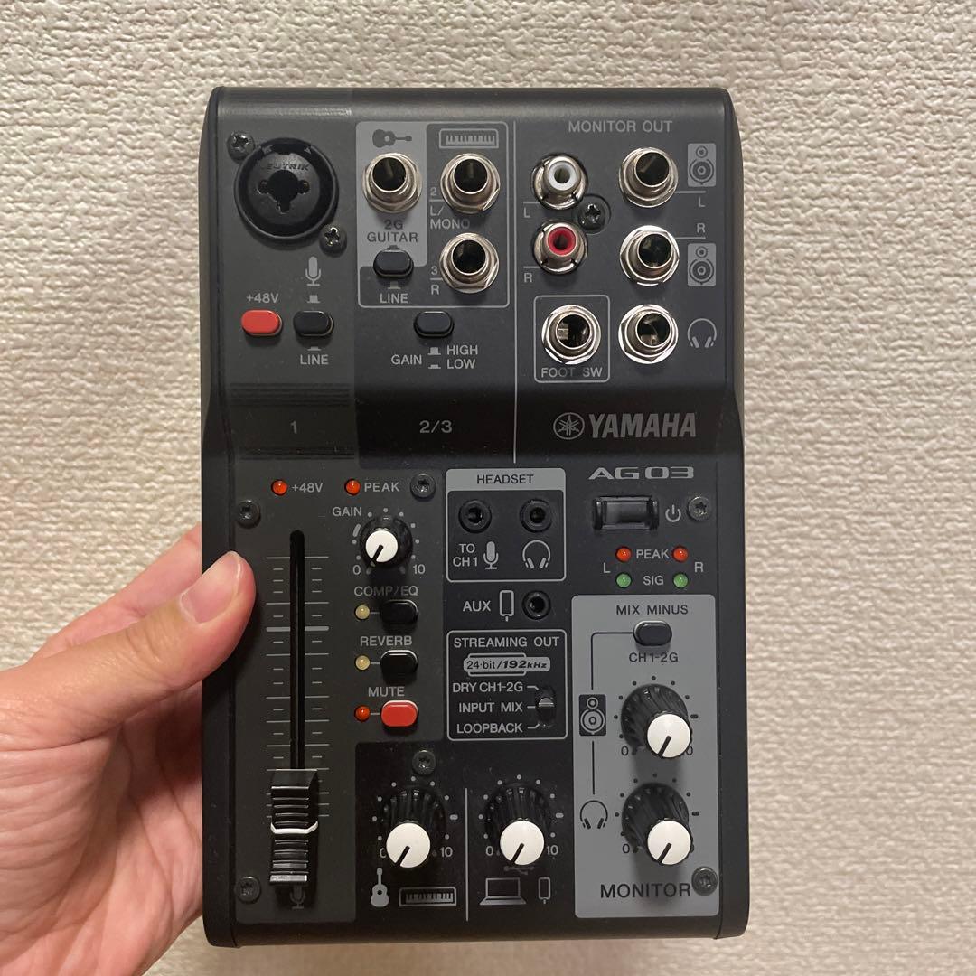 YAMAHA AG03-MK2 サウンドミキサー S11587985 最新