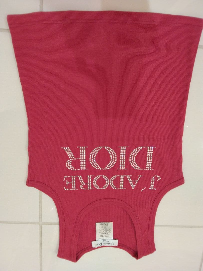 Ｄｉｏｒ タンクトップ スワロフスキー ロゴ