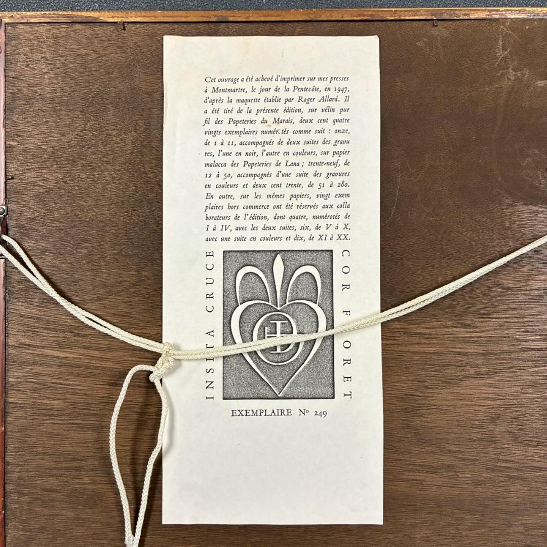 最終値下げ】美品 マリー・ローランサン「桟敷席」カラーエッチング 1947年