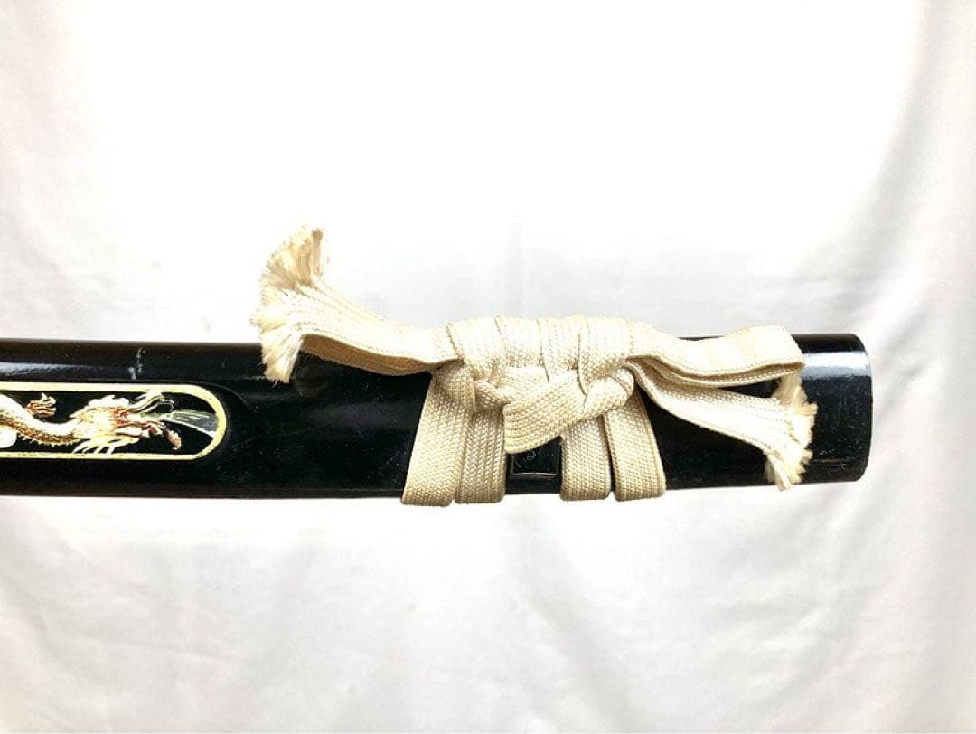 模造刀 2本セット 彫金 竜金 竜刀身 太刀 小太刀 刀置き付き