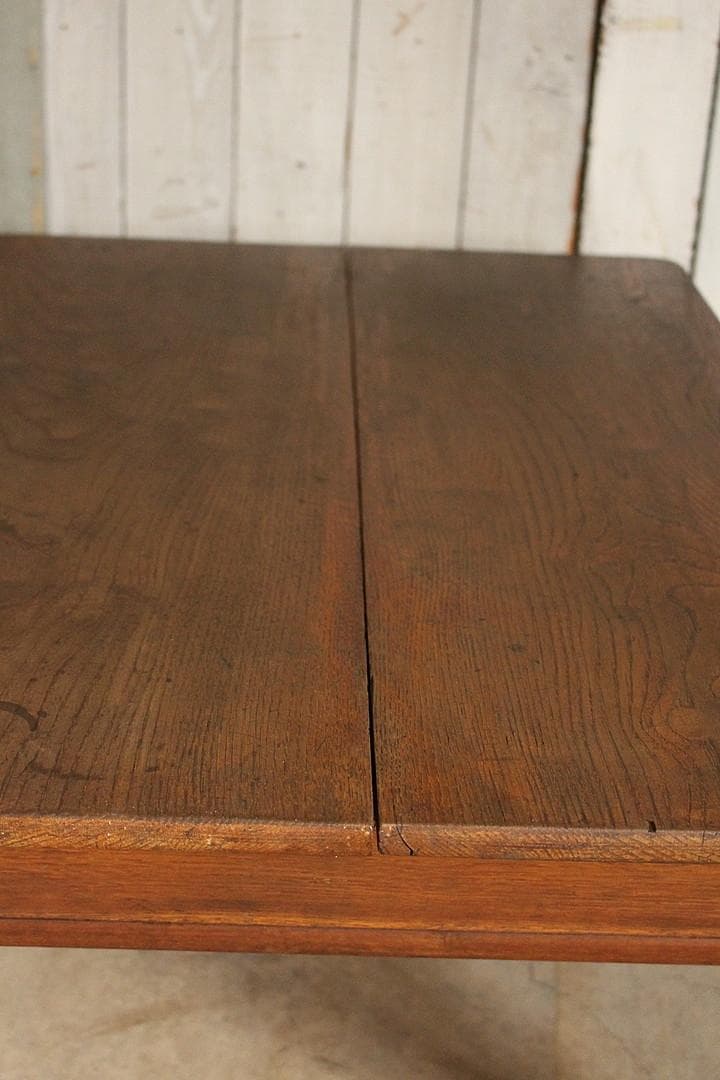 古く味のある木製の机 引き出し2杯 ローテーブル 作業台 古家具