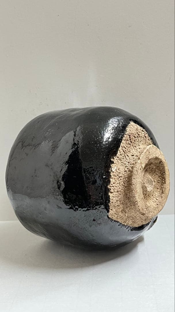 黒楽茶碗 楽茶碗の名工 伊藤才叟造 共箱 - メルカリ