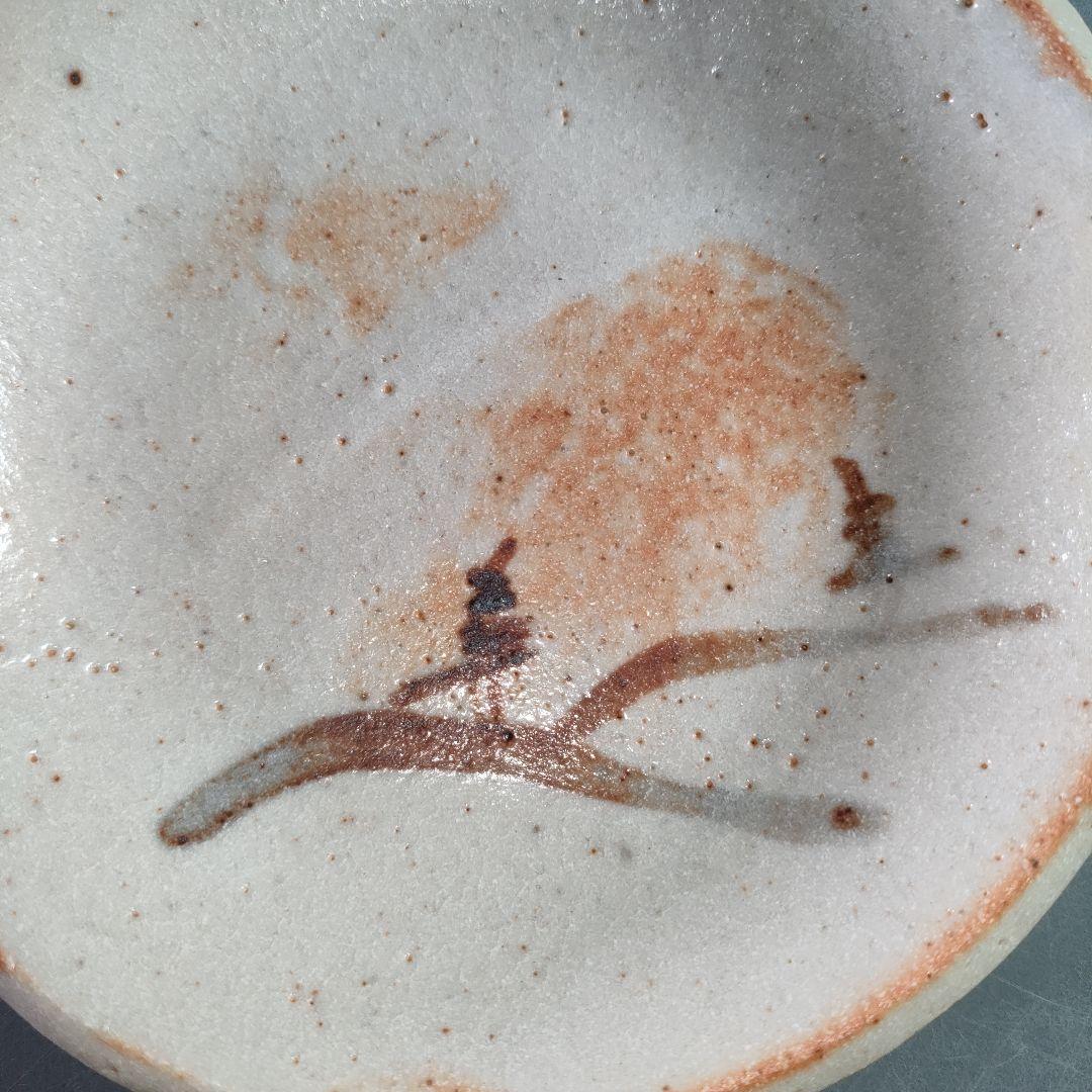 A942-1/大萱窯/加藤弥右衛門 造/志野銘々皿8客/小皿/向