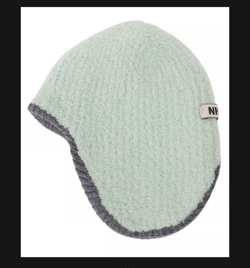 美品✨NKNIT reversible KNIT cap グレー