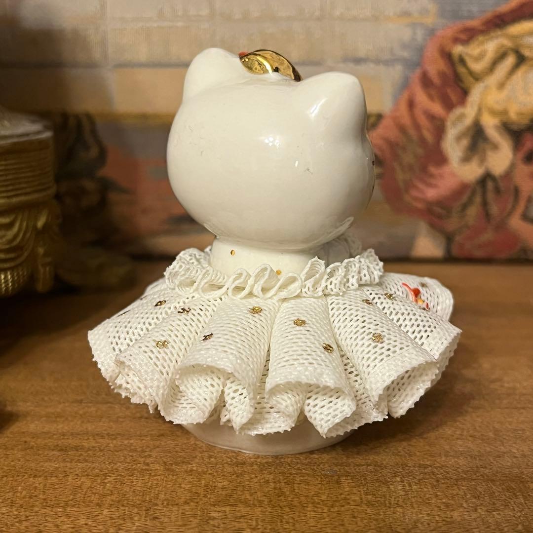 100体限定 ハローキティ アイリッシュドレスデン 陶器製 置物