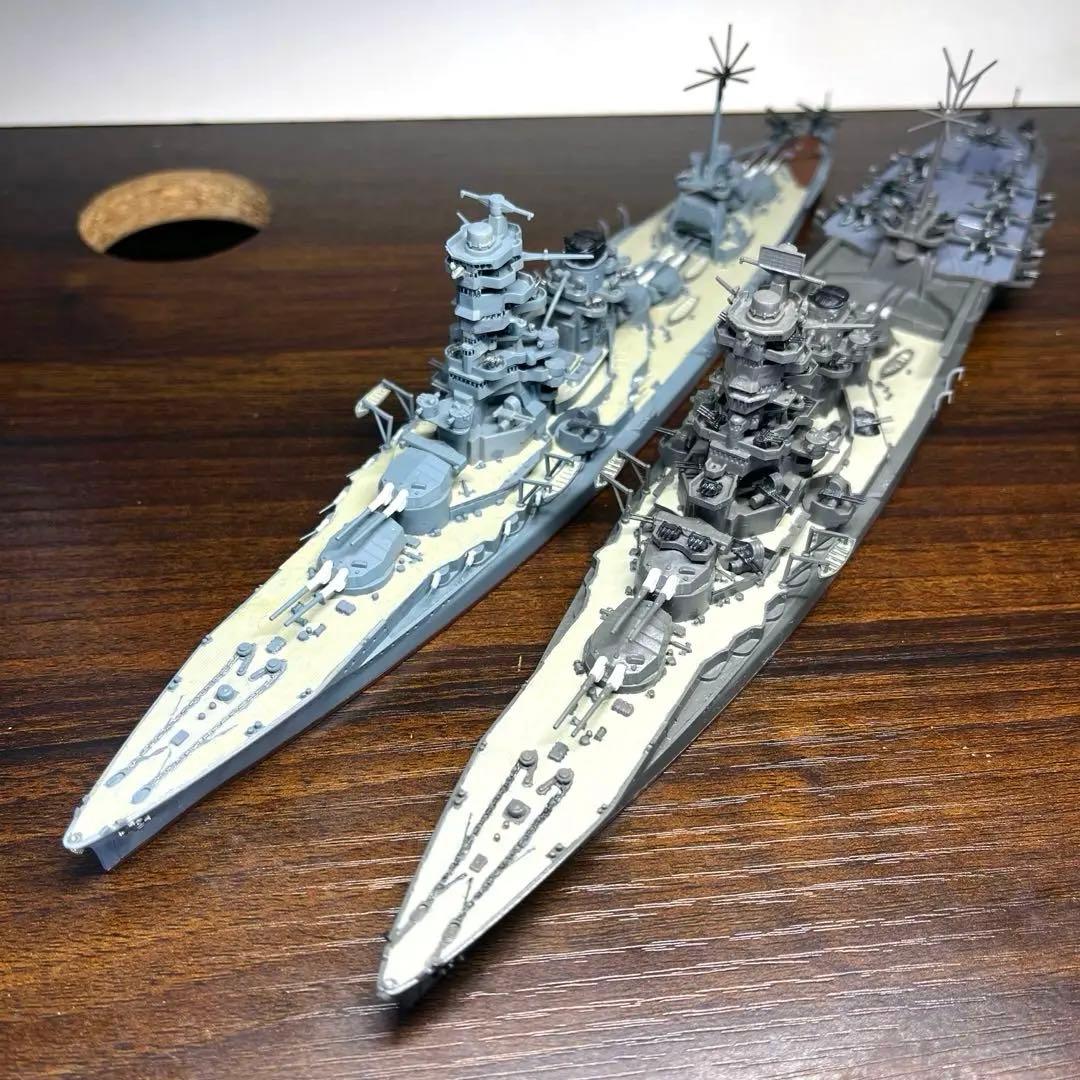 1/700 日本海軍 伊勢型戦艦 伊勢、日向 2隻セット