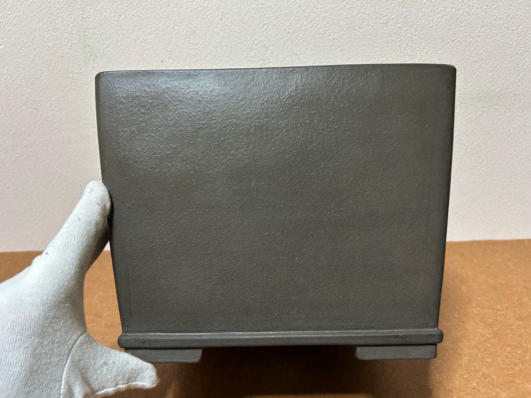 紀山　盆栽鉢　懸崖鉢