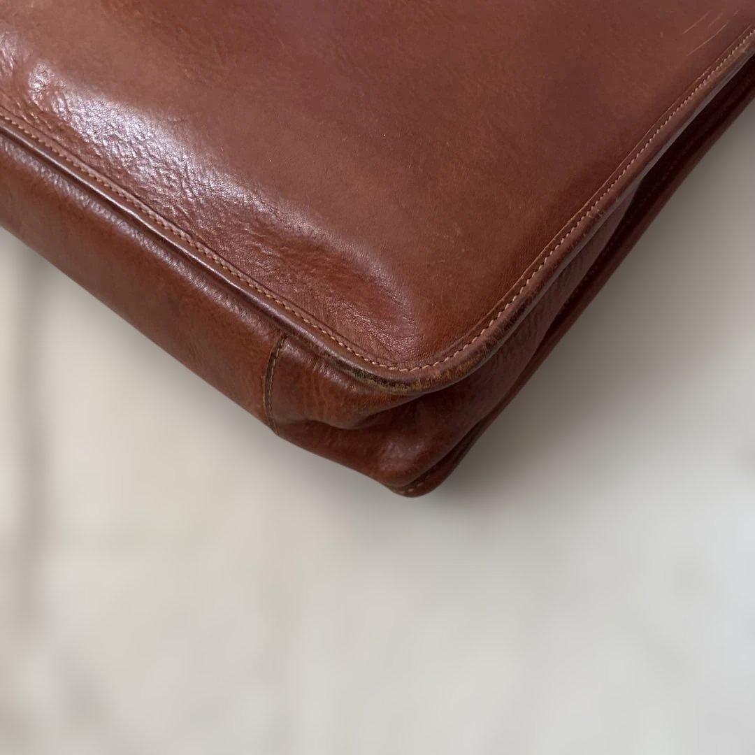 レア✨IL BISONTE イルビゾンテ　ビジネスバッグ 本革 ブラウン