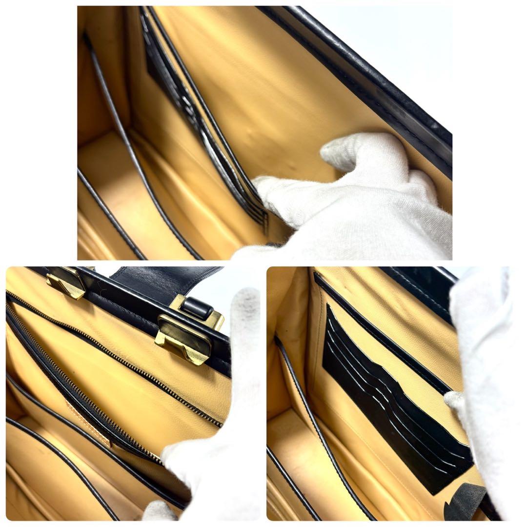 ✨希少美品✨ソメスサドル 大容量 ビジネスバッグ エグゼクティブダレスバッグ 黒