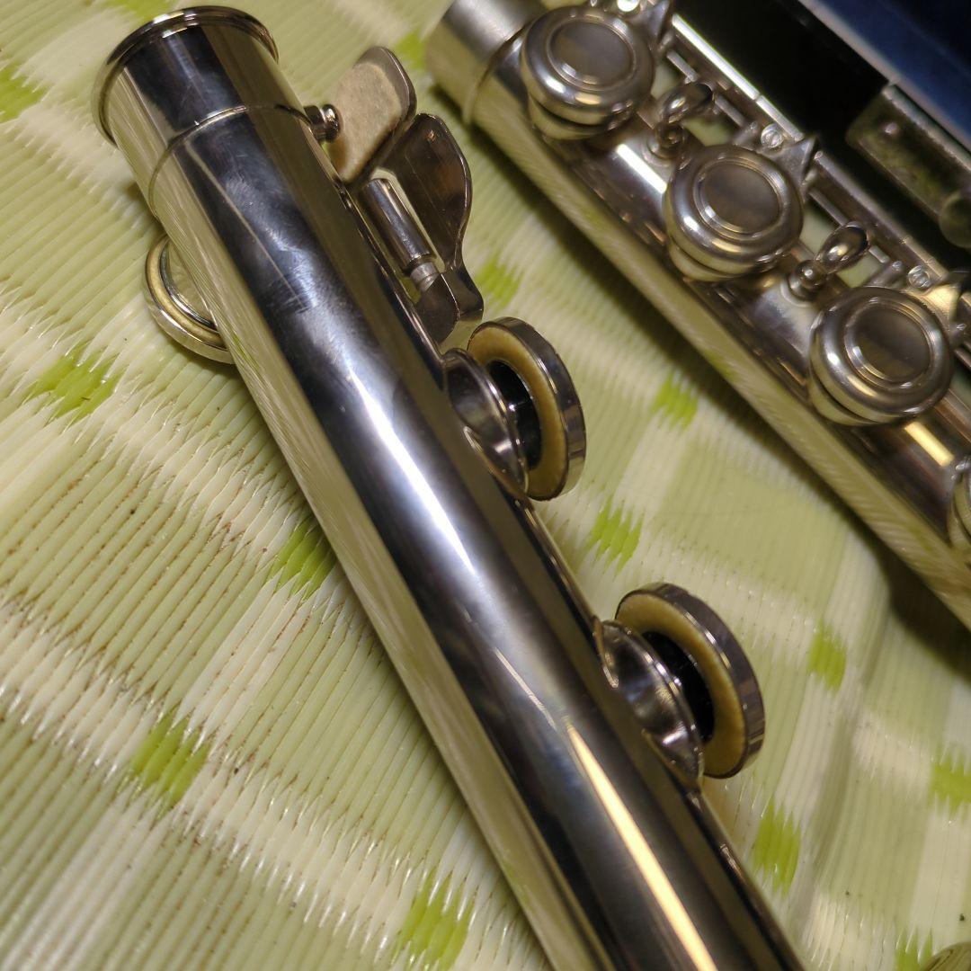 kubo Pearlフルート本体 ケース・バッグ・掃除棒付き