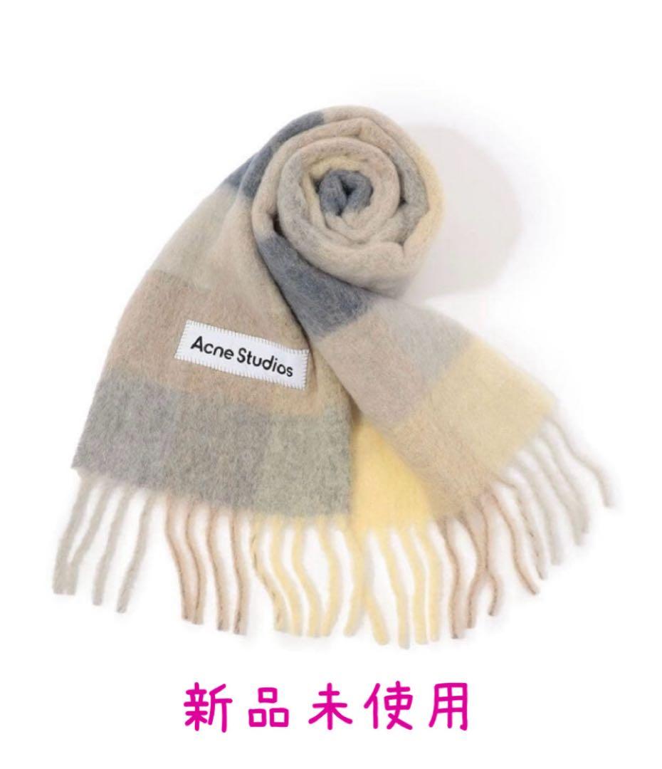 Acne Studios チェック柄マフラー 250x28cm