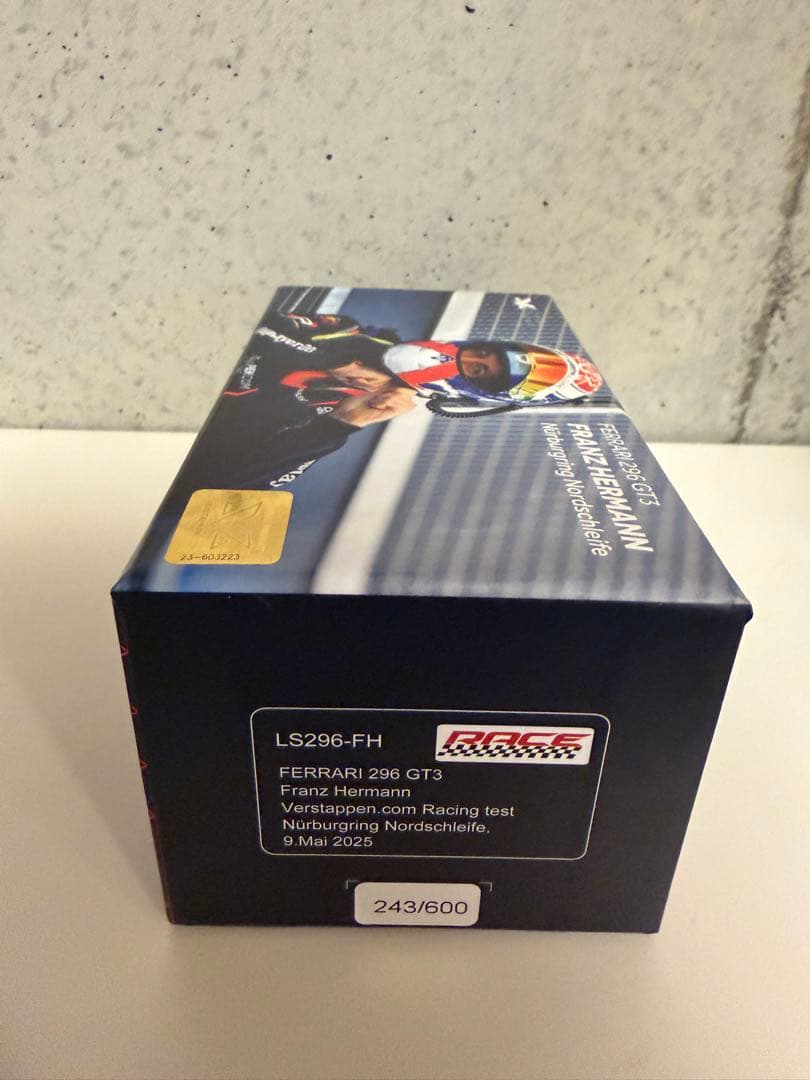 1/43 Ferrari296GT3 Franz Hermannフェルスタッペン