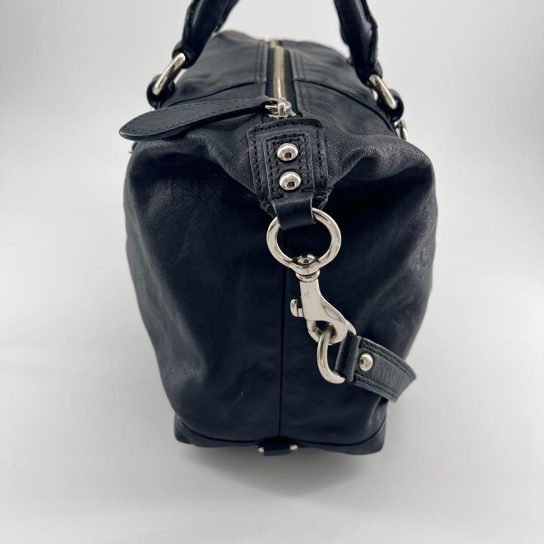 バッグ COACH Ashley Satchel Handbag Black y2k