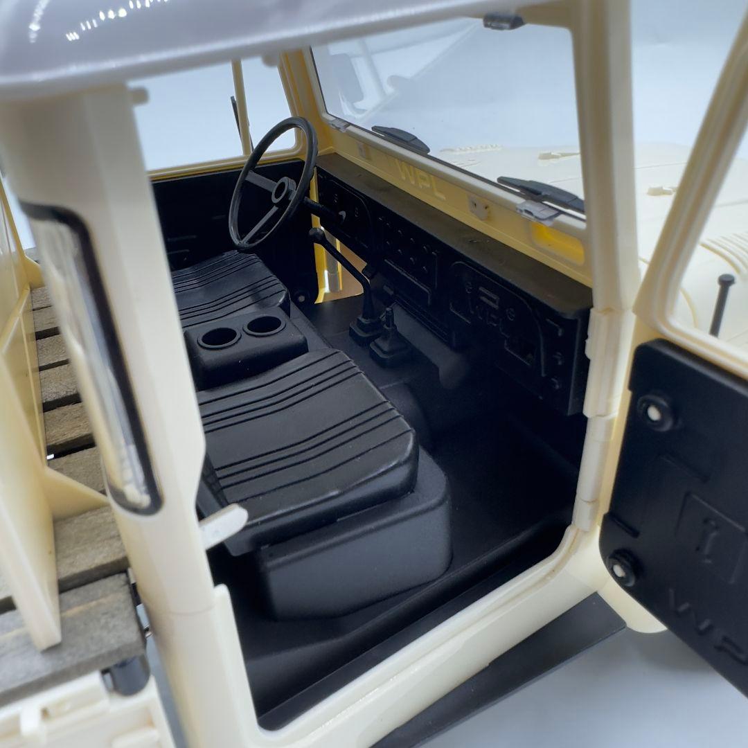 【新品未使用】WPL C44 RTR 木製フラットベッド仕様 RCカー 1/12