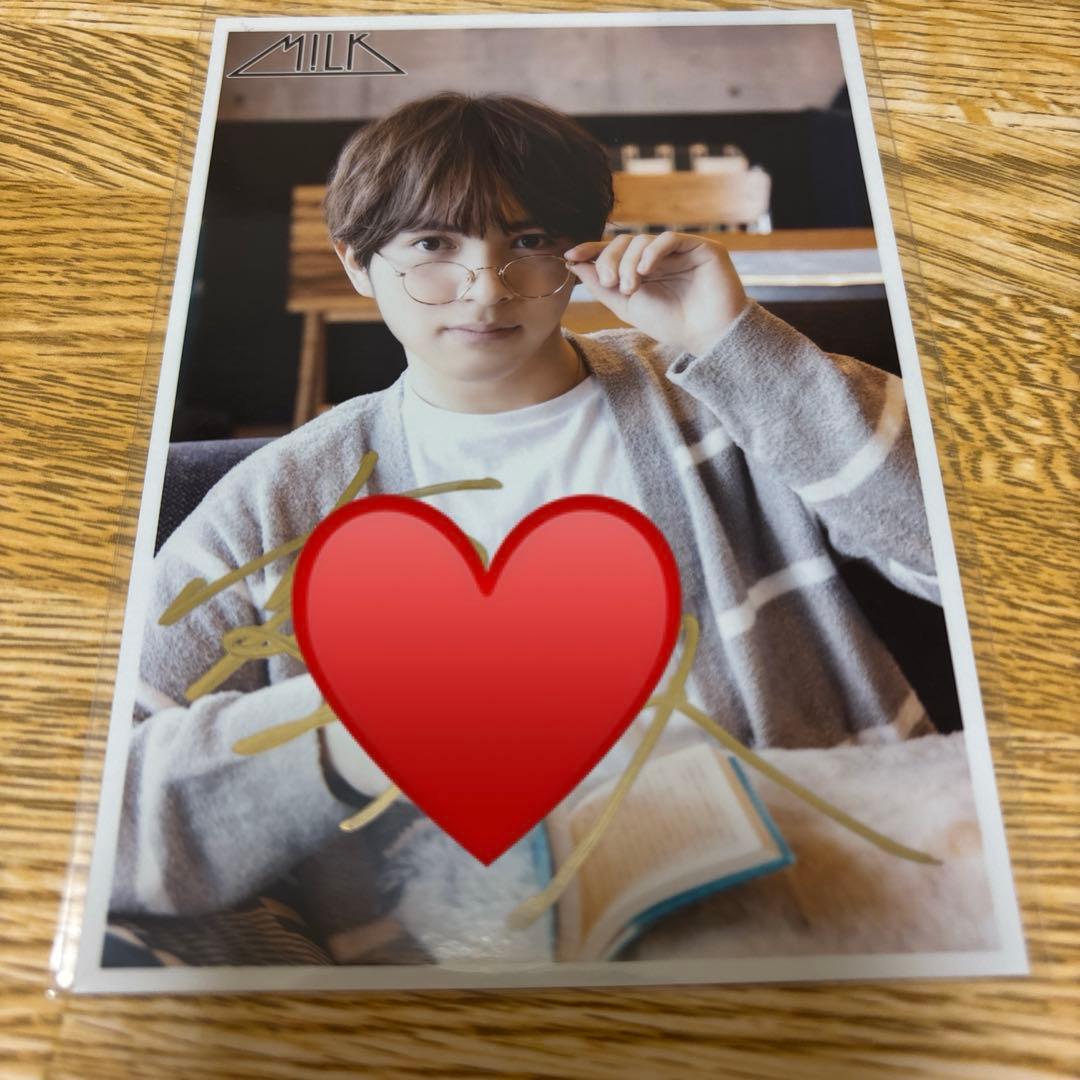 M!LK 吉田仁人サイン入りチェキ