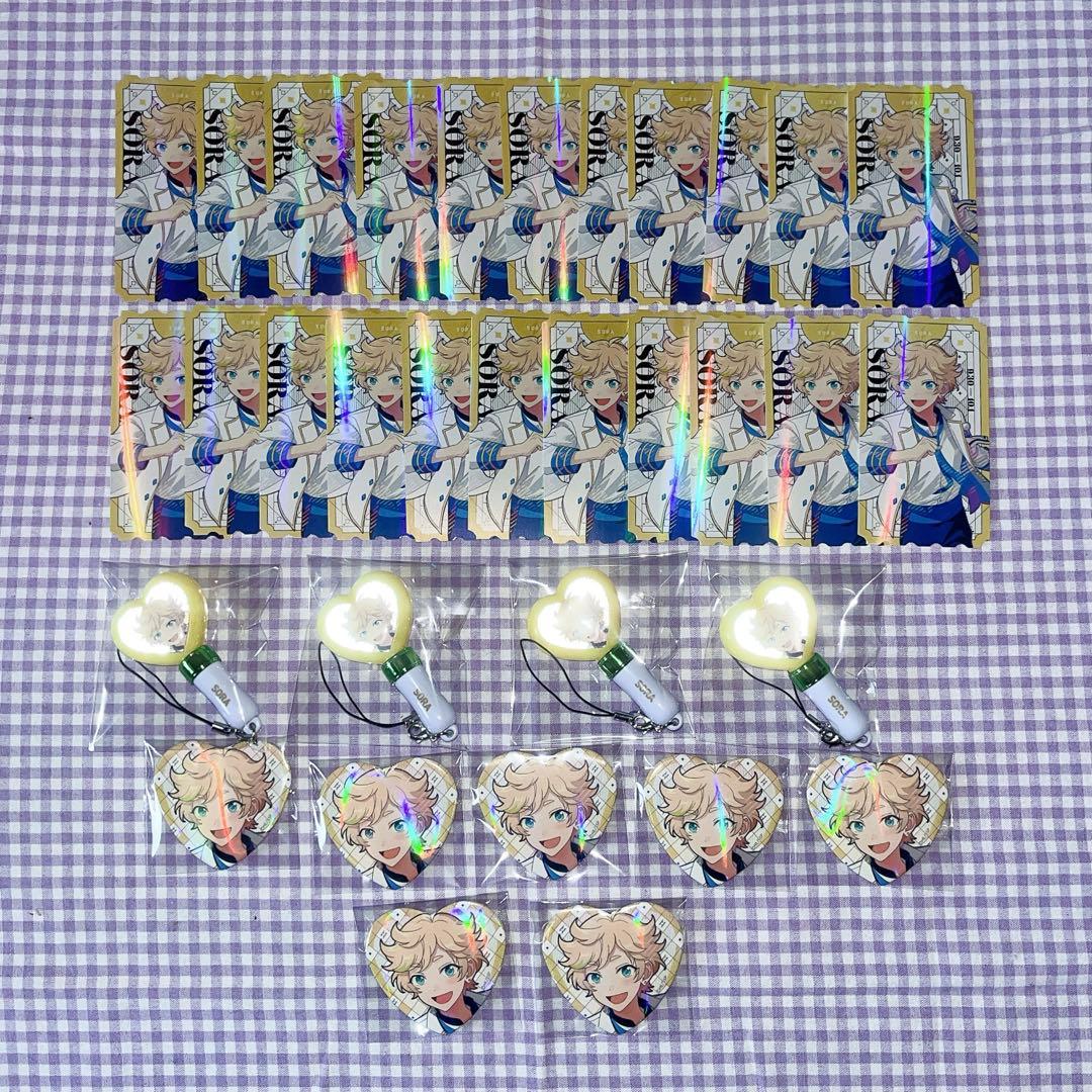 春川 宙 あんスタ スタフォニ ハート缶バッジ チケット風ホロカード