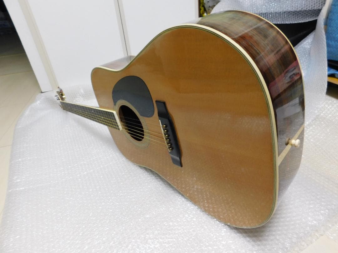 Yamaki YW-35 アコースティックギター 白濁あるも音は健在 キズ少ない