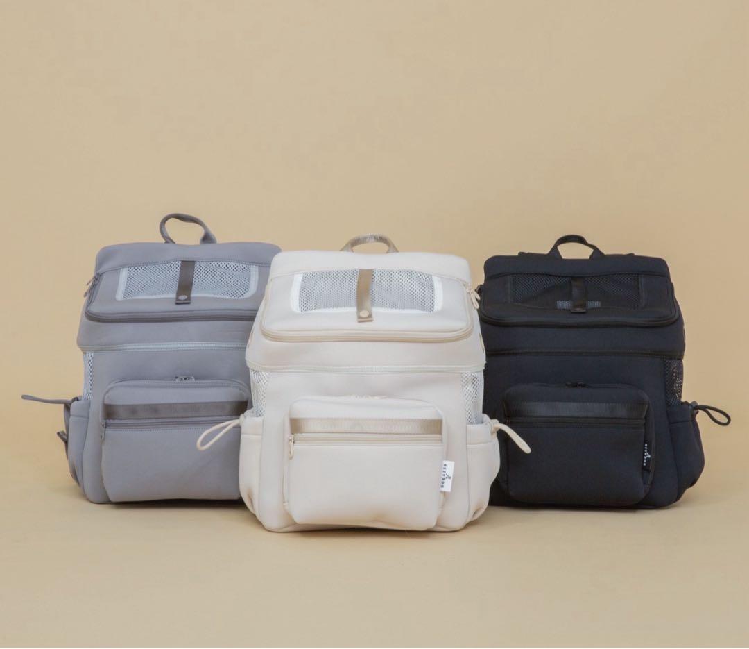 city dog 丸洗いキャリーバック（beige） - キャリーバッグ・スリング