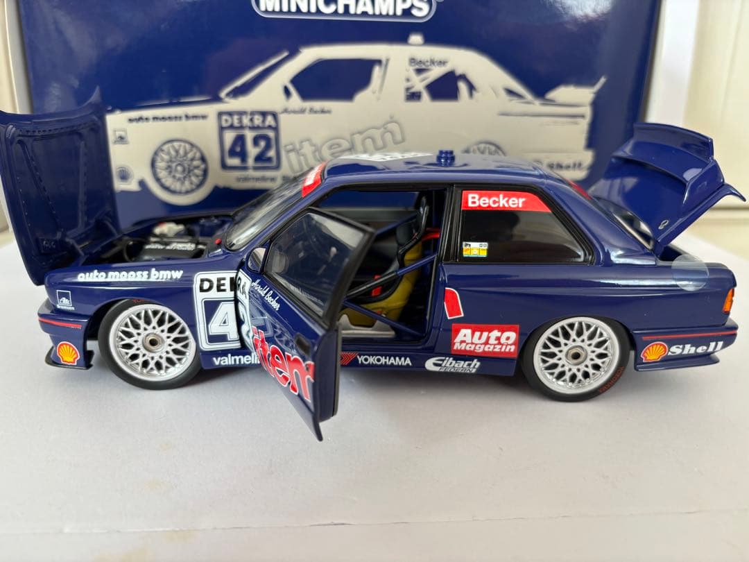 BMW M3 E30 DTM 1992 Auto Maass ミニカー PMA