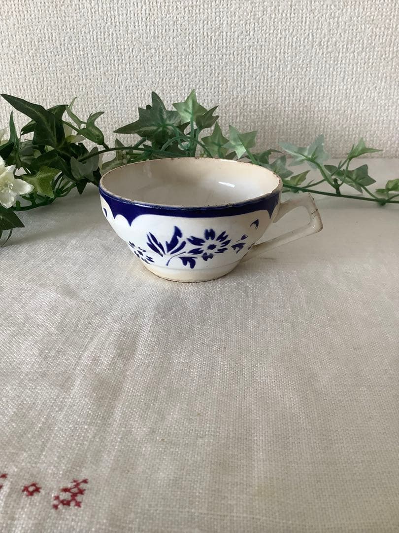 フランスアンティーク カフェオレボウル セット digoin リュネヴィル