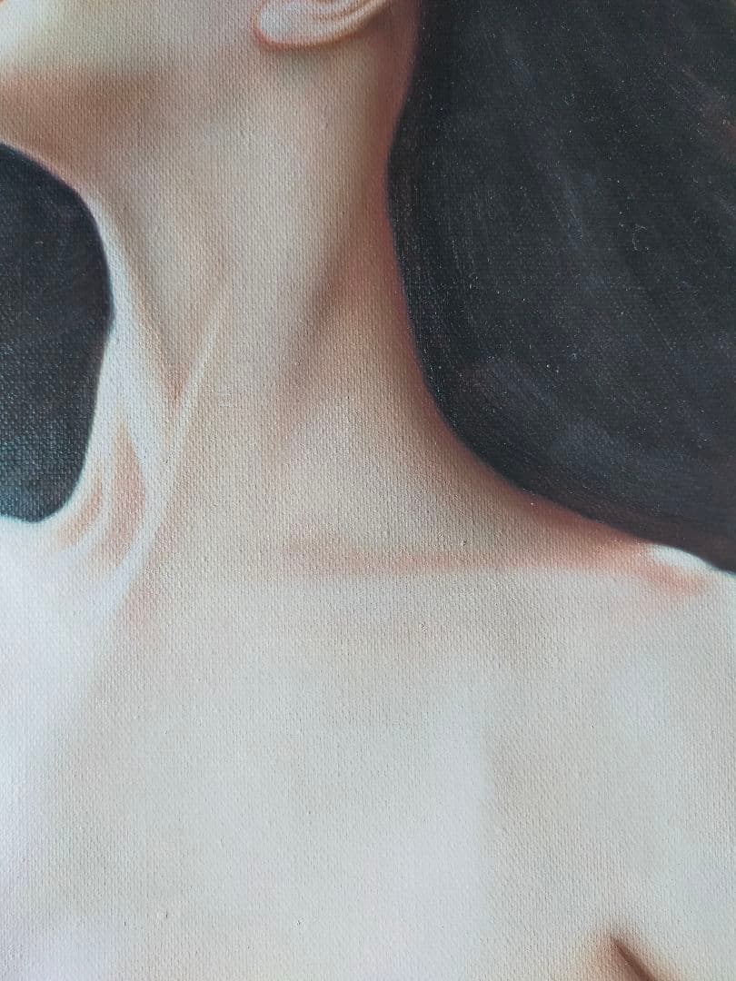 絵画 油彩 アクリルの絵 裸婦 肉筆保証