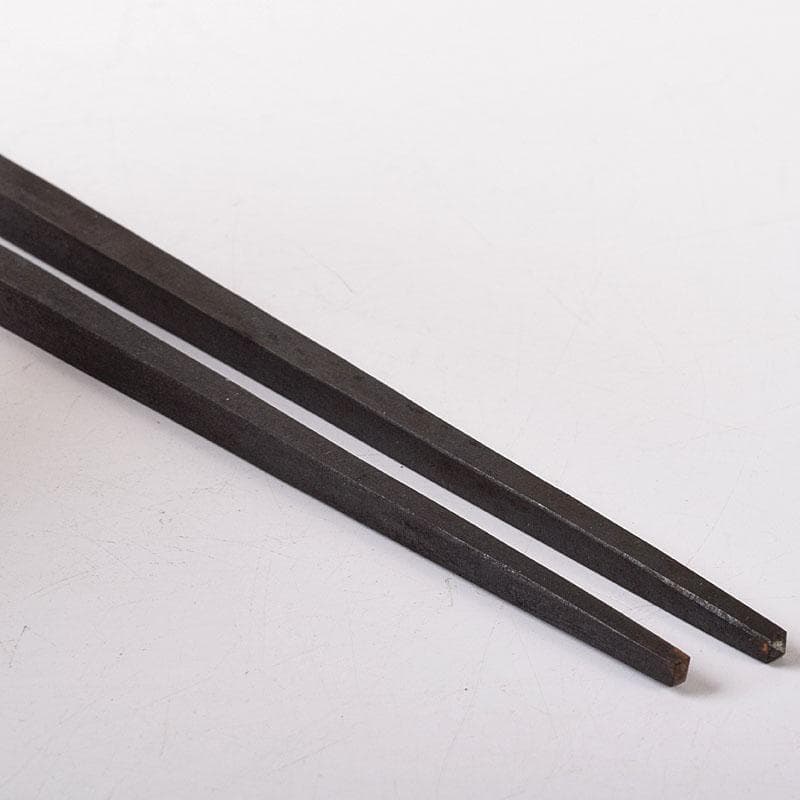 明珍火箸　五十一代　明珍宗之作　鉄製　火箸　共箱　C　8252