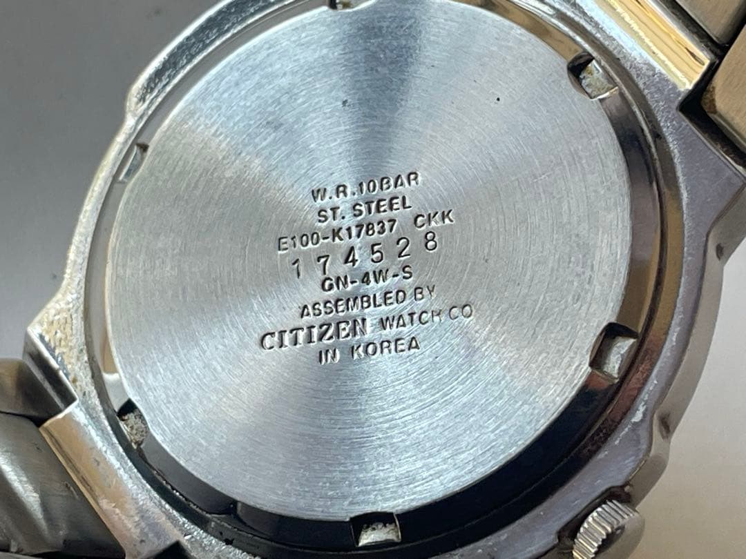 CITIZEN ECO-DRIVE E100-K17837 メンズクォーツ