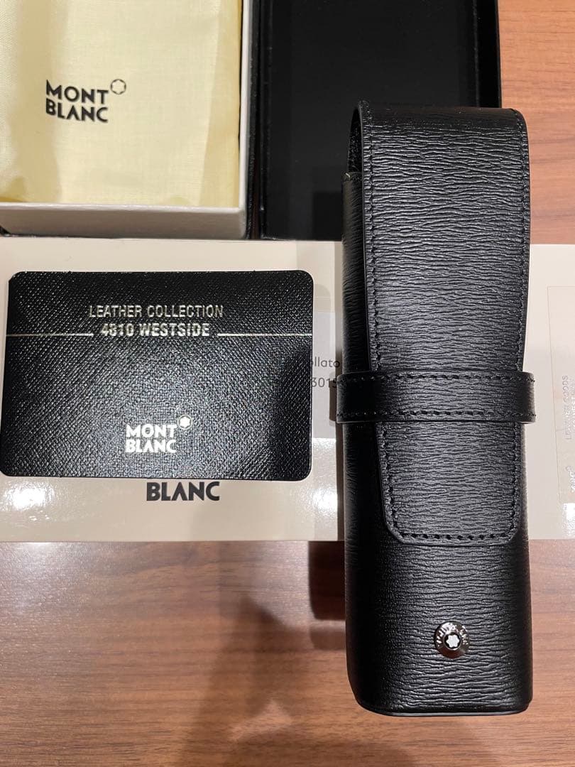 モンブラン MONTBLANC レザーペンケース 1本差し ペンケース ブランド