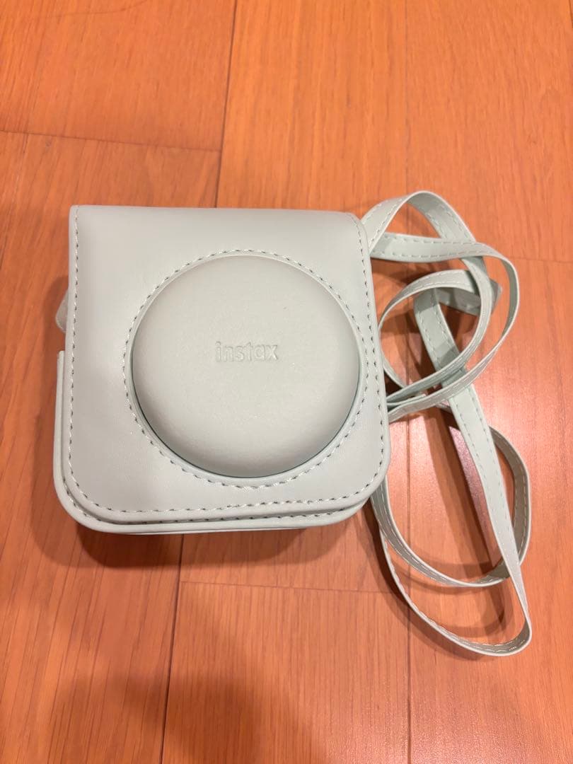 “チェキ” instax mini 12 ミントグリーン 本体とケースセット