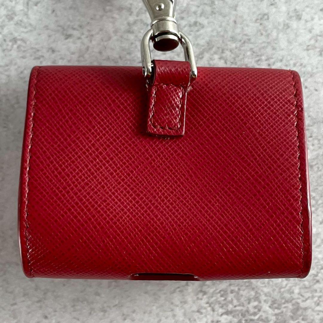 PRADA Near Mint Leather Earphone Case