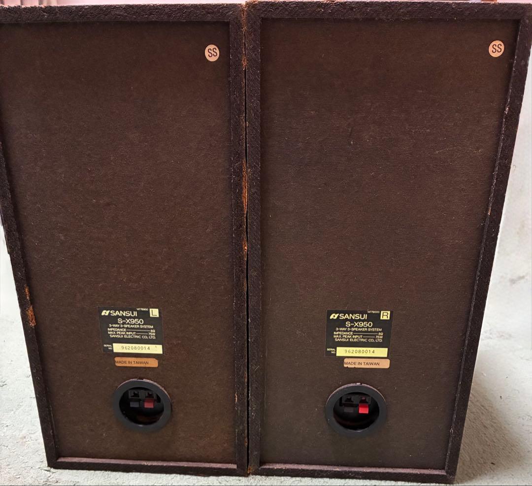 サンスイ SANSUI 3ウェイスピーカー S-X950 - メルカリ