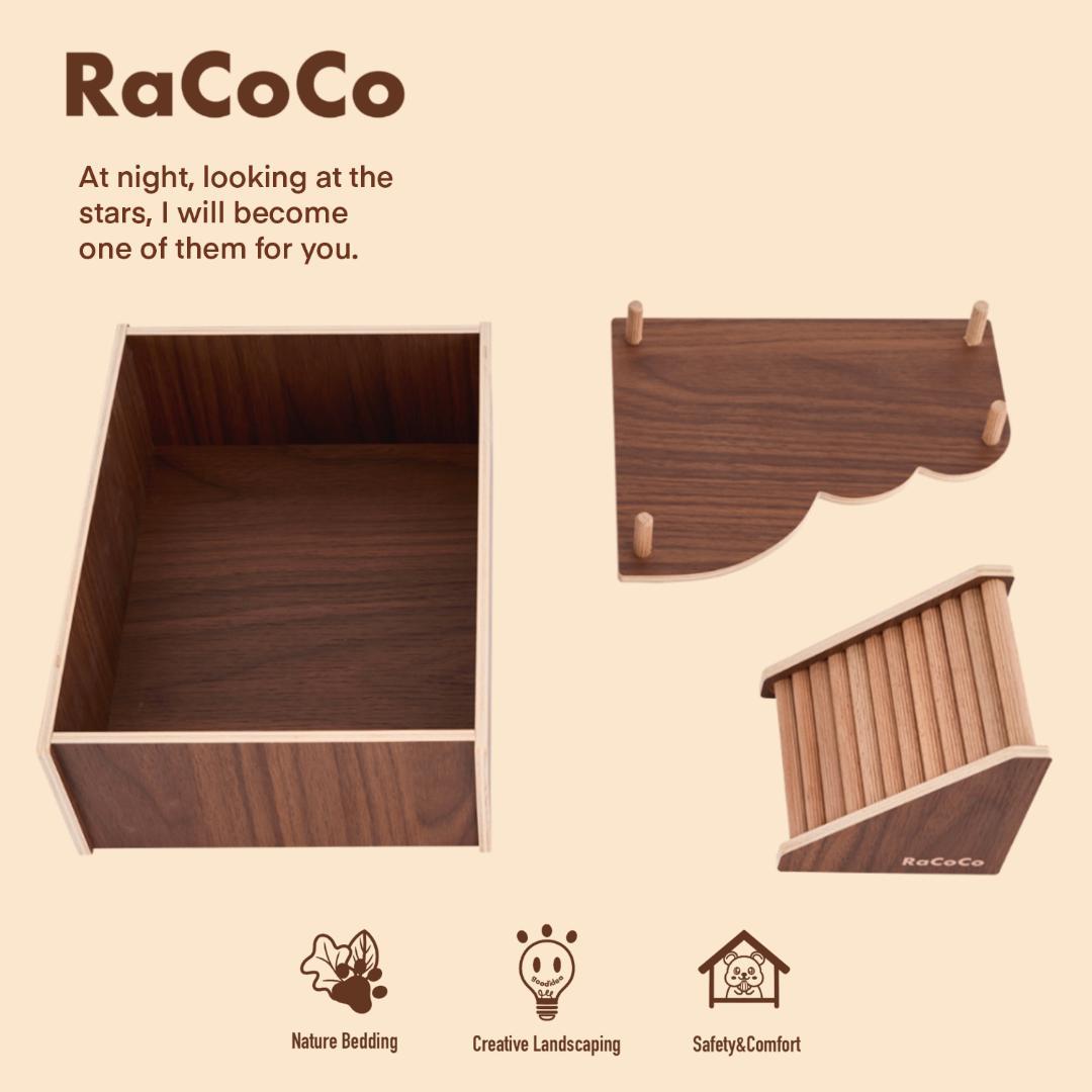 RaCoCo 小動物用ハウス 階段付き