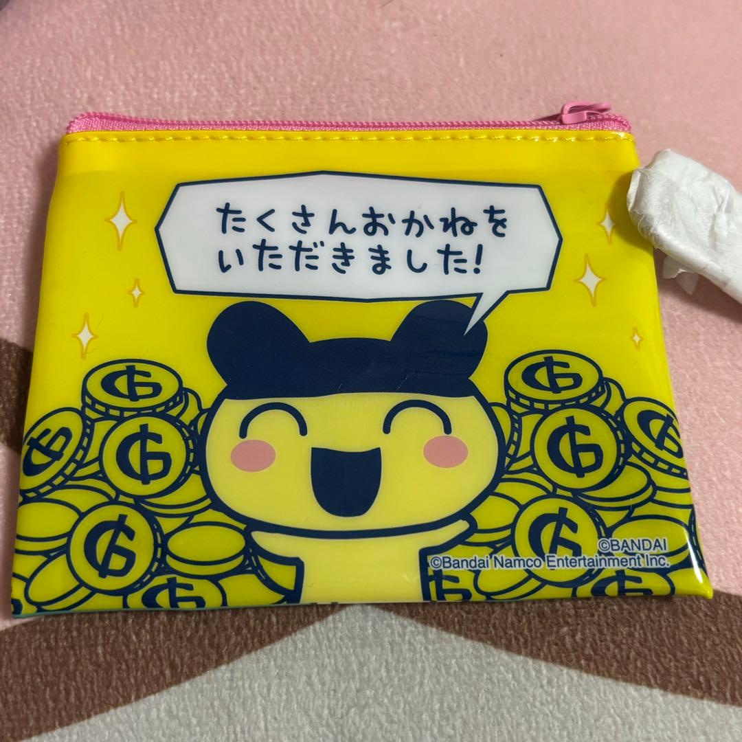 たまごっち ぱぱまめっち まめっち クリアポーチ サンキューマート