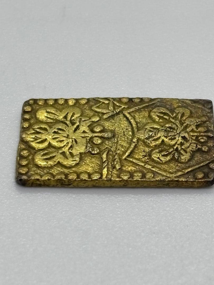 明治二分金 金貨 二分金（にぶきん）／二分判 P-6 明治二分金