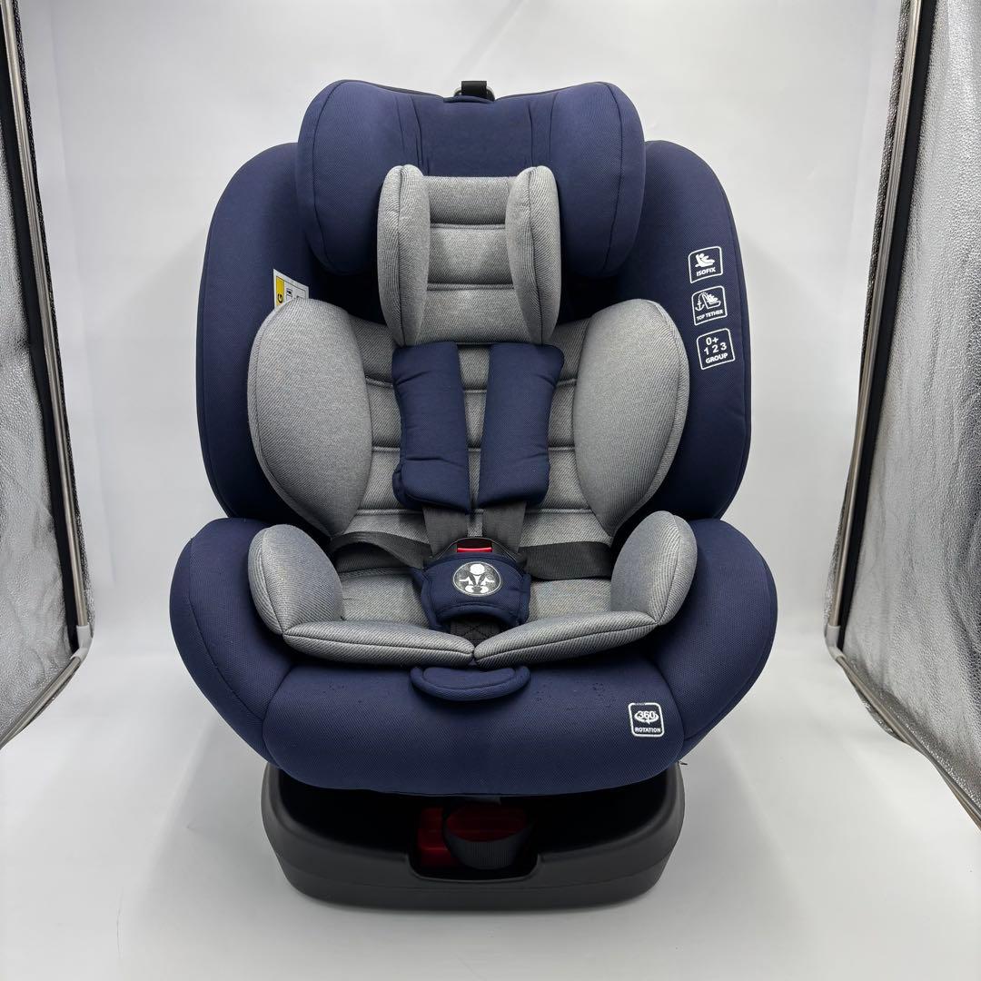 極美品 アイリスプラザ ISOFIX シートベルト固定 チャイルドシート