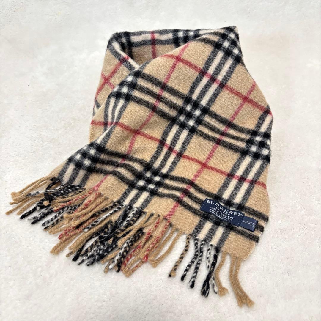 美品】BURBERRY LONDON マフラー カシミヤ100% ノバチェック - メルカリ