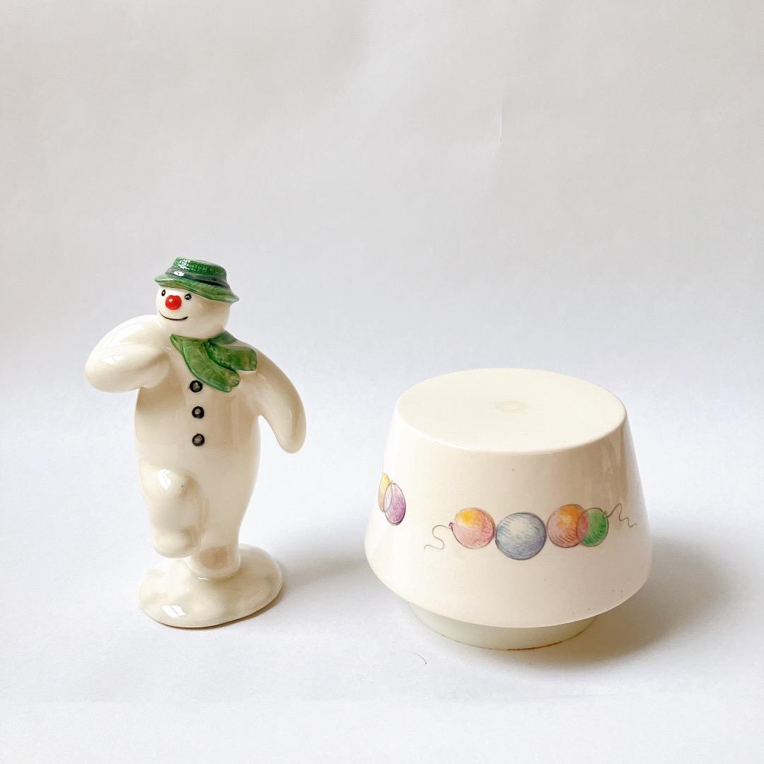 希少☘️レア☘️ロイヤルドルトン　スノーマン　オルゴール　アンティーク