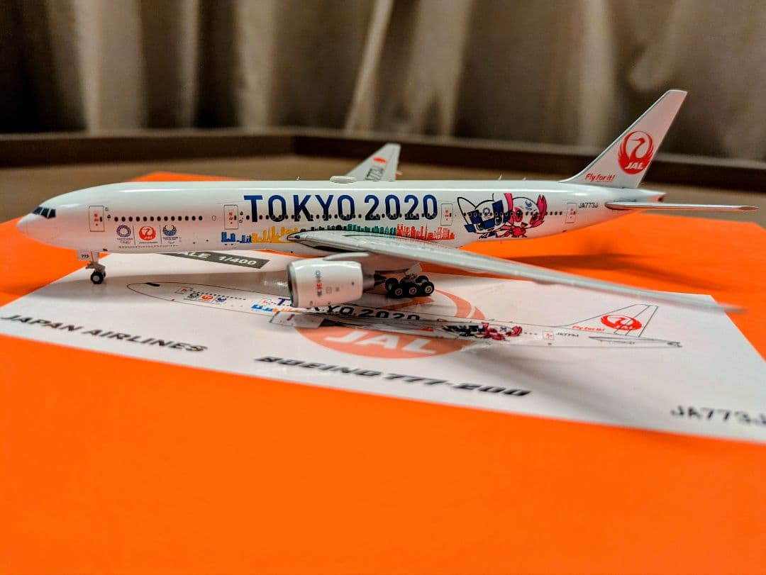 新品】JAL B777-200 TOKYO 2020 1/400 JA773J