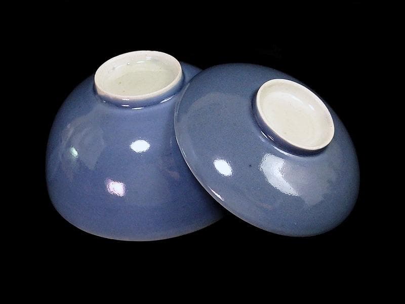 古伊万里 薄瑠璃 蓋茶碗 江戸期 E380AS-CHs - メルカリ