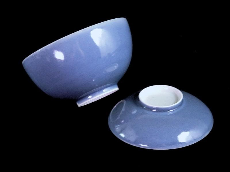 古伊万里 薄瑠璃 蓋茶碗 江戸期 E380AS-CHs - メルカリ