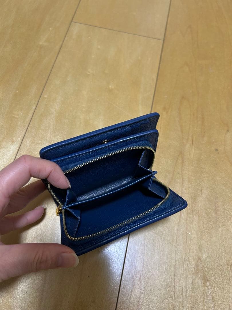 ノエさん専用 LOUIS VUITTON 二つ折り財布 M6111 ネイビー
