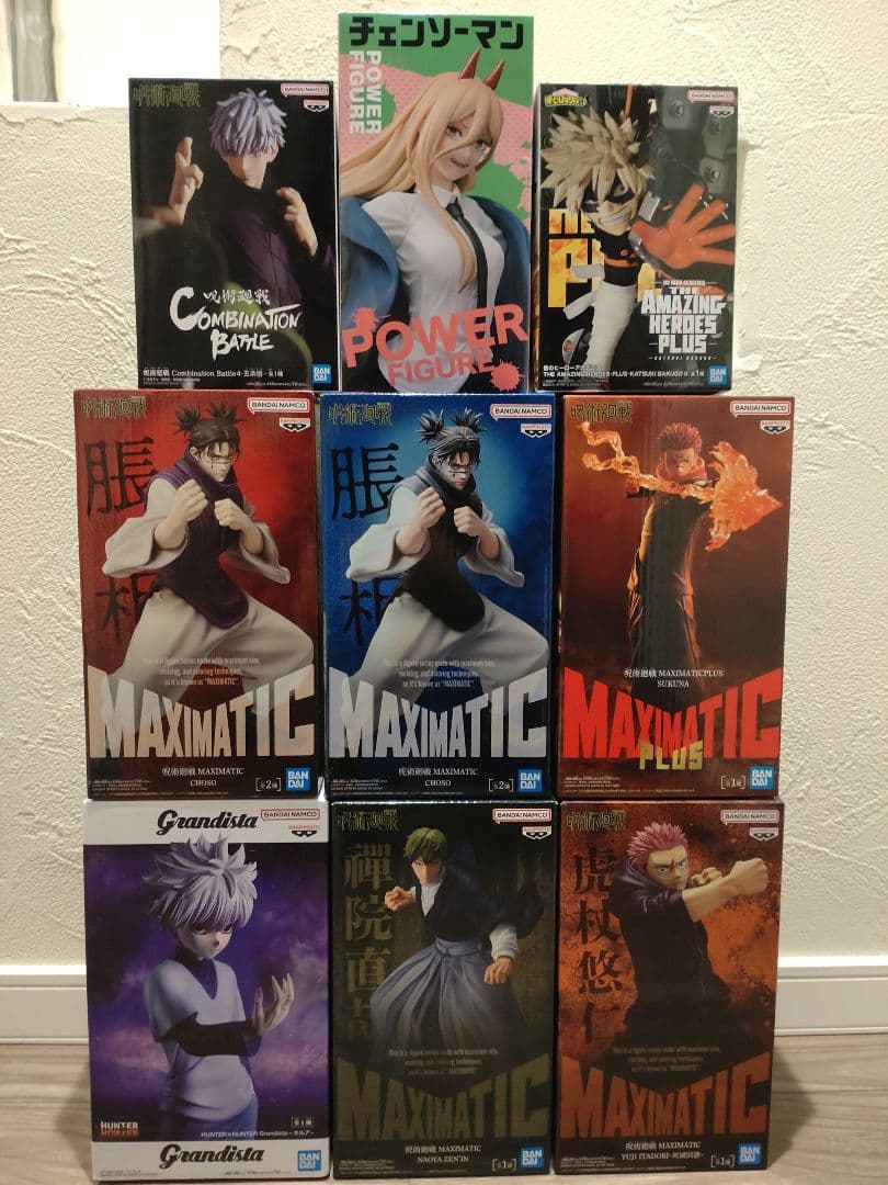 未開封フィギュア 脹相 禪院 宿儺MAXIMATIC 五条 パワー タイトー 他