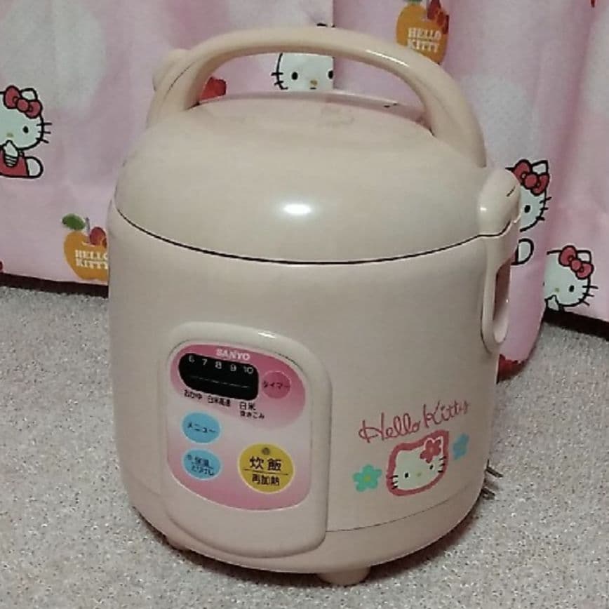 ジャンク品 サンリオ ハローキティ 炊飯器 - メルカリ
