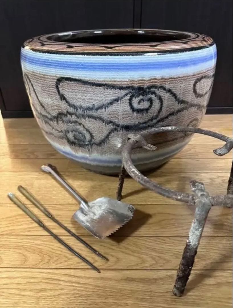 火鉢 大型 陶器 鉢カバー 観葉植物 メダカ 和風 レトロ アンティーク