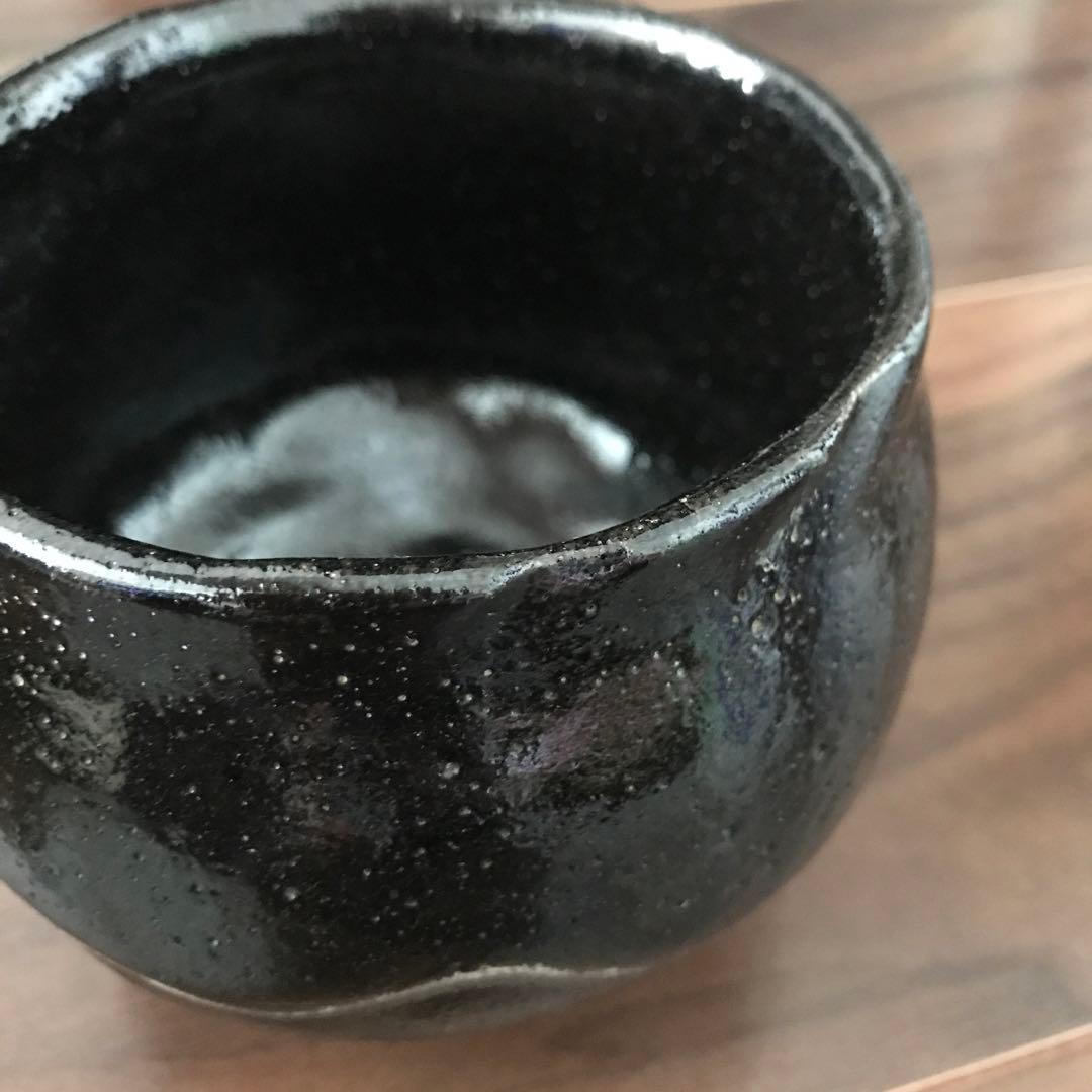 別作九代大樋長左衛門造 箱裏鵬雲斎書付 黒 銘「雪」